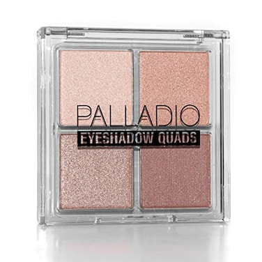 Palladio Eyeshadow Quads Velvety Pigmented Blendable Matte Metallic and Shimmer Finishes Creamy Formula Four Way Quad Eye Shadow Palette TalcFree Ballerina