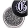 Giselle Cosmetics Diamond Coal Eye Shadow Organic Mineral Loose Glitter Powder NonToxic TalcFree Shimmer Eye Shadow Palette Makeup Black Silver Duochrome Pigment for Sparkly Eye Makeup