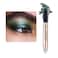 LOKFAR EyeShadow Stick Makeup Cosmetics Eye Brightener Rotatable Cream Eye Shadow Pencil Glitter Shimmer Eyeshadow Stick with Sponge Smudger for Eye Makeup 11 Green Shimmer