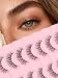 Siligli Lashes Natural Wispy Eyelashes 15mm Strip Lashes Pack False Eyelashes 01MM Thin Band C Curl Eye Lashes 3D Volume False Eyelashes Lashes 7 Pair