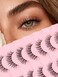 Siligli Lashes Natural Wispy Eyelashes 15mm Strip Lashes Pack False Eyelashes 01MM Thin Band C Curl Eye Lashes 3D Volume False Eyelashes Lashes 7 Pair