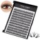 Vayator VAYATOR Cluster Lashes 10D20D40D50D Eyelash Clusters Mixed Tray Wispy Lash Clusters Extensions D Cluster Eyelash Extensions Individual Lashes DIY Lash Extension 20D17mm