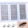 zanlufly Clear Band Lash Clusters Natural Lash Extensions Wispy Cluster Eyelash Extensions 1014mm C Curly Eyelash Clusters DIY Individual lashes 150PCS Cluster Lashes by