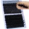 CORUSCATE Spikes Lash Clusters with Bottom Lashes 160D260D Cluster Eyelash Extensions 3D Volume Individual Lashes Wispy 1222mm Long Cluster Lashes Spiky Mega Dramatic Full Look Strip Lash Extension