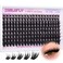 zanlufly Wispy Lash Clusters Natural Lash Extensions D Curly Eyelash Clusters DIY Eyelash Extensions 1018MM Cluster Eyelash Extensions 180Pcs Individual Cluster Lashes by ZANLUFLY