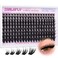 zanlufly Wispy Lash Clusters Natural Lash Extensions D Curly Eyelash Clusters DIY Eyelash Extensions 1018MM Cluster Eyelash Extensions 180Pcs Individual Cluster Lashes by ZANLUFLY