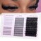 Boahankuke Wispy Lash Clusters with Spikes Volume Eyelash Clusters with 2 Styles Bottom Lashes 100D Mink Cluster Eyelash Extensions 380PCS Spiky Individual Lashes with Bottom Lash Clusters by