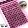 ALICE Natural Cluster Eyelash Extensions Lash Clusters DIY Lash Extensions Wispy Eyelash Clusters Individual Lashes 154pcs