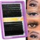 Himirell Lash Cluster 280 Pcs DIY Lash Clusters Extensions 80D60D Soft Wispy D Curl Eyelash Clusters for Home Makeup 918 mm Waterproof Cluster Eyelash Extensions
