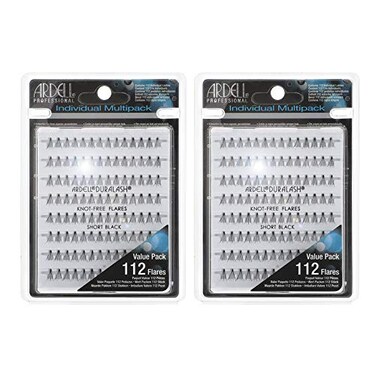 Ardell False Eyelashes Individual Lashes Multipack DIY Lash Clusters Customizable Cluster Eyelash Extensions KnotFree Lash Extension 2 Pack