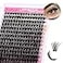FADLASH Lash Clusters 100D Thick Eyelash Clusters Volume Cluster EyelashExtensions 816mm Individual Lashes C Curl Lash Extension Clusters 3D Effect 100D007C816mm