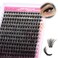 FADLASH Lash Clusters 100D Thick Eyelash Clusters Volume Cluster EyelashExtensions 816mm Individual Lashes C Curl Lash Extension Clusters 3D Effect 100D007C816mm