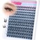 PVDKIW Wispy Lash Clusters Natural Lashes Clusters C Curl Eyelash Clusters Pestaas Postizas Naturales Anime Cluster Eyelash Extensions 1016mm DIY False Eyelashes 144Pcs Individual Lashes