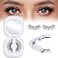 QUEWEL Magnetic Eyelashes Reusable No Glue Needed Magnetic Eyelashes Kit with Applicator Lash Clusters Kit without Eyeliner So Soft and Easy to Wear and Remove GRC01