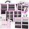 YIDUO 6 Box Mix Lashes Clusters Kit Gift Packs 1686Pcs with 2X BondSeal Volume MegaBottom Soft Extension False Eyelash Wispy Natural DIY Individual Clusters Lash Kit for Beginners Bulk Pack