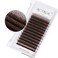 ACTROL YY Lashes Extension Professional Grade Brown 007mm C Curl 14mm Volume Individual YY Eyelashes Extension Y Shaped Soft Eyelashes Thin Root Easy Fan Making for Lash Artists