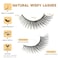 APCYUST Wispy Eyelashes Natural Cat Eye Lashes Short Mink Lash Strips Fluffy Fake Cateye Eyelash 14 Pairs False Volume Eye Lash Pack Natural Look
