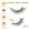 APCYUST Wispy Eyelashes Natural Cat Eye Lashes Short Mink Lash Strips Fluffy Fake Cateye Eyelash 14 Pairs False Volume Eye Lash Pack Natural Look