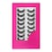beautykaisen 8Pair 3D False Eyelashes Fluffy Natural Look PACK Volume Fluffy Natural Faux Mink Lashes3D999 DRAK PINK