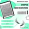 Bodermincer 7D10D20D30D40D50D60D80D100D Lash Cluster 240pcs D Curl Individual Cluster Eyelashes Fluffy false Eyelashes Extension Lash Cluster DIY at Home 20D9mm