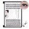 Bodermincer 84 Cluster D Curl Natural Style Eyelashes Professional Makeup Individual Cluster EyeLashes Grafting Fake False Eyelashes 12MM