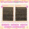 calphdiar Lashes Clusters 60D80D Thick Eyelash Clusters 480PCS Wispy Lash Clusters Eyelash Extensions Fluff Dcurly Individual Lashes 1018mm DIY Volume Lash Extension at Home