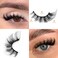 Ninglash Cat Eye Lash Manga False Eyelashes Strip Lashes Wispy Fake Eyelash Volume Thick 18mm Long Mink Fluffy Fox Eyelashes Natural Look Spikes Anime Lashes 12 Pairs Pack