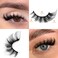 Ninglash Cat Eye Lash Manga False Eyelashes Strip Lashes Wispy Fake Eyelash Volume Thick 18mm Long Mink Fluffy Fox Eyelashes Natural Look Spikes Anime Lashes 12 Pairs Pack