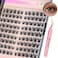 MLEN DIARY Cluster Lashes Wispy Individual Lash Extensions D Curl Natural Lash Clusters 10145MM 132 Pcs DIY Eyelash Extension Cat Eye Eyelash Clusters with Tweezers Selfapplication at Home by