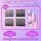 DAODER Fluff Lash Clusters Kit 640pcs 40D100D Mega Volume Cluster Eyelash Extensions D Curl Wispy DIY Individual Lash Extensions Kit 916mm with Bond and Seal