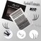 Magnetic SL DIY Lash Extensions Kit 320pcs Individual Lashes Clusters 30D 40D 60D Eyelash Extension Kit with Applicator and Lash BondSeal Lash Remover For False Eyelash Mix 1120mm 30D40D60D KIT