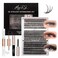 Magnetic SL DIY Lash Extensions Kit 320pcs Individual Lashes Clusters 30D 40D 60D Eyelash Extension Kit with Applicator and Lash BondSeal Lash Remover For False Eyelash Mix 1120mm 30D40D60D KIT