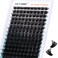 GEMERRY Eyelash Clusters Fluffy Lash Clusters Thick 280pcs 200D Cluster Eyelash Extensions DIY At Home Individual Lashes Cluster Lashes by 200P1018mm