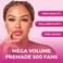 Eyesy Lash 500 Promade Fans Volume Premade Lash Fans for Eyelash Extensions Pointy Base Handmade Loose Pre Made Eyelashes Middle Stem Soft and Lightweight 10D 003 CC 11mm