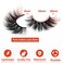 Kiromiro False Eyelashes Volume Mink Lashes Wispy Colored Lashes Black with Red Ends Strip Lashes Pack by Red