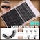 Geeneiya Volume Lash Clusters Kit DIY Lash Extension Kit D Curl Eyelash Extensions with Waterproof Lash Bond and Seal Waterproof Tweezers1016MM Cluster Lashes 300Pcs