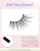 Easeful Half Lashes Natural Half Eyelashes Cat Eye Corner Lashes Narutal Look Wispy Lashes False Half Lashes 34 Lashes End Lashes Half03