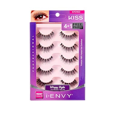 iENVY iEnvy by Kiss So Wispy 03 Strip Eyelashes 5 Pair Value Pack KPEM60 Natural Wispies Style