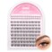 JIMIRE Venus Lash Clusters with Bottom Lashes Natural Look Wispy 1016MM Eyelash Clusters DCurly Cluster Eyelash Extensions 112Pcs DIY Lash Extension Invisible Band Lashes Clusters