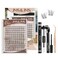 JMS&JMS JMSJMS Venus Lash Clusters Kit Natural Velour Lash Clusters Invisible Band Lash Kit Velure Eyelash Clusters with Lash Bond and Seal Eyelash Applictor Lash Remover for Beginner FloraC818MIX