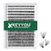 KEYYOU Lash Clusters 300pcs Individual Lashes 40D 007C Curl 918MIX DIY Eyelash Extension Soft Natural Volume Cluster Lashes with Large Tray