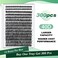 KEYYOU Lash Clusters 300pcs Individual Lashes 40D 007C Curl 918MIX DIY Eyelash Extension Soft Natural Volume Cluster Lashes with Large Tray
