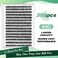 KEYYOU Lash Clusters 300pcs Individual Lashes 40D 007D Curl 12mm DIY Eyelash Extension Soft Natural Volume Cluster Lashes with Large Tray