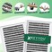 KEYYOU Lash Clusters 300pcs Individual Lashes 40D 007D Curl 12mm DIY Eyelash Extension Soft Natural Volume Cluster Lashes with Large Tray