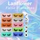 LANFLOWER Lanflower Lashes False Eyelashes Natural Look 3D Faux Mink Eyelashes Pack 10 Styles Russian Strip Lashes