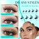 GEMERRY Lash Clusters 280pcs Clusters Lashes D Curl SoftNatural Individual Lashes Cluster Eyelash Clusters DIY Lash Extensions at Home40P1018mm