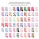 EIWH Lash Clusters Kit 280Pcs Individual Cluster Lash Extensions Kit 30D40D Wispy Eyelash Clusters with Lash Bond and Seal and Tweezers and Nail stickers 816mm 2 Styles Mix Lashes Clusters Kit