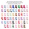 EIWH Lash Clusters Kit 280Pcs Individual Cluster Lash Extensions Kit 30D40D Wispy Eyelash Clusters with Lash Bond and Seal and Tweezers and Nail stickers 816mm 2 Styles Mix Lashes Clusters Kit