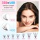 EIWH Lash Clusters Kit 280Pcs Individual Cluster Lash Extensions Kit 30D40D Wispy Eyelash Clusters with Lash Bond and Seal and Tweezers and Nail stickers 816mm 2 Styles Mix Lashes Clusters Kit