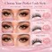 WIGICD Lash Clusters Kit Eyelash Clusters Individual Lash Extension Kit Pcs D Curl Fluffy Wispy False Eyelashes Extensions Thin Band with Bond Seal Tweezers Brush Removers 30D40D KIT 916mm